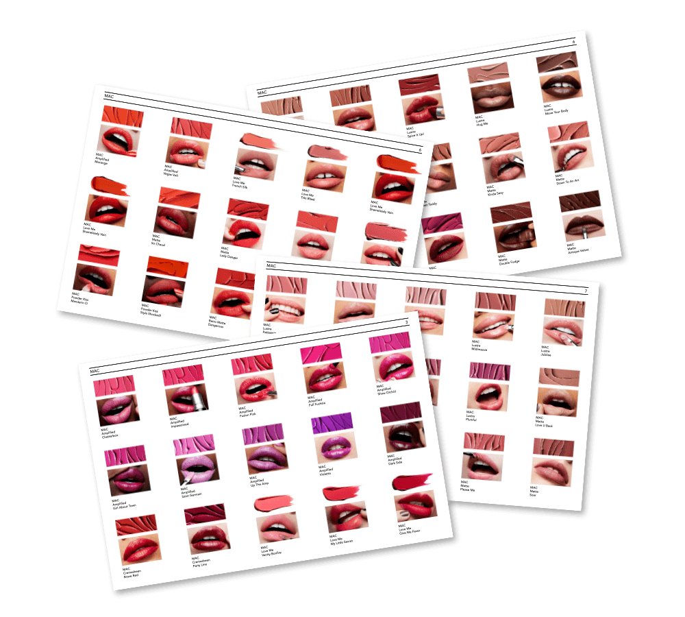 Lipstick Charts the concept wardrobe